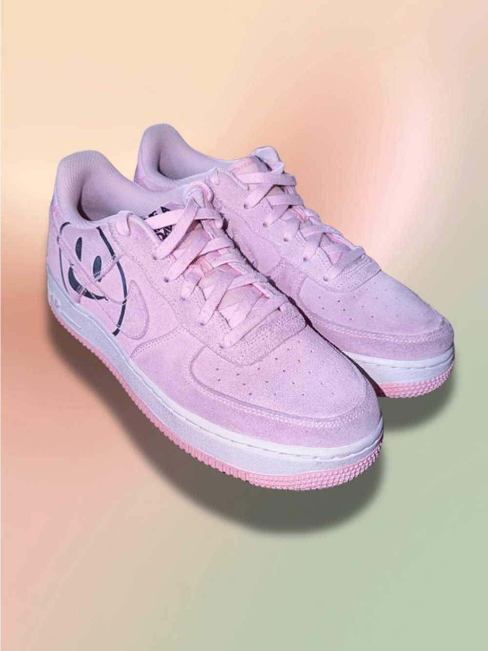 Nike Air Force 1 LV8 2 GS Have A Nike Day Pink Suede 7Y AV0742-600